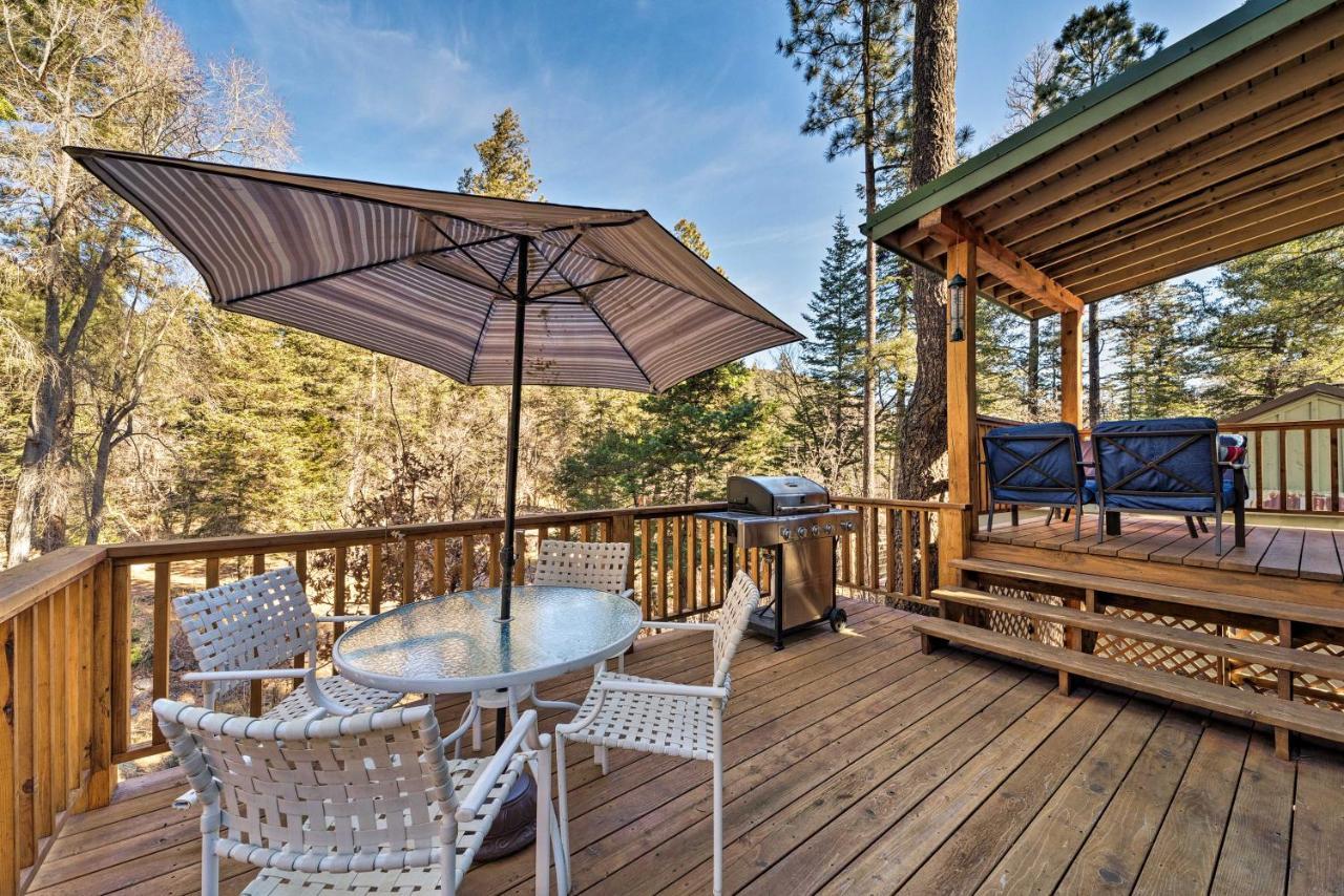 Scenic Riverside Cabin In Ruidoso With Deck And Grill! 外观 照片