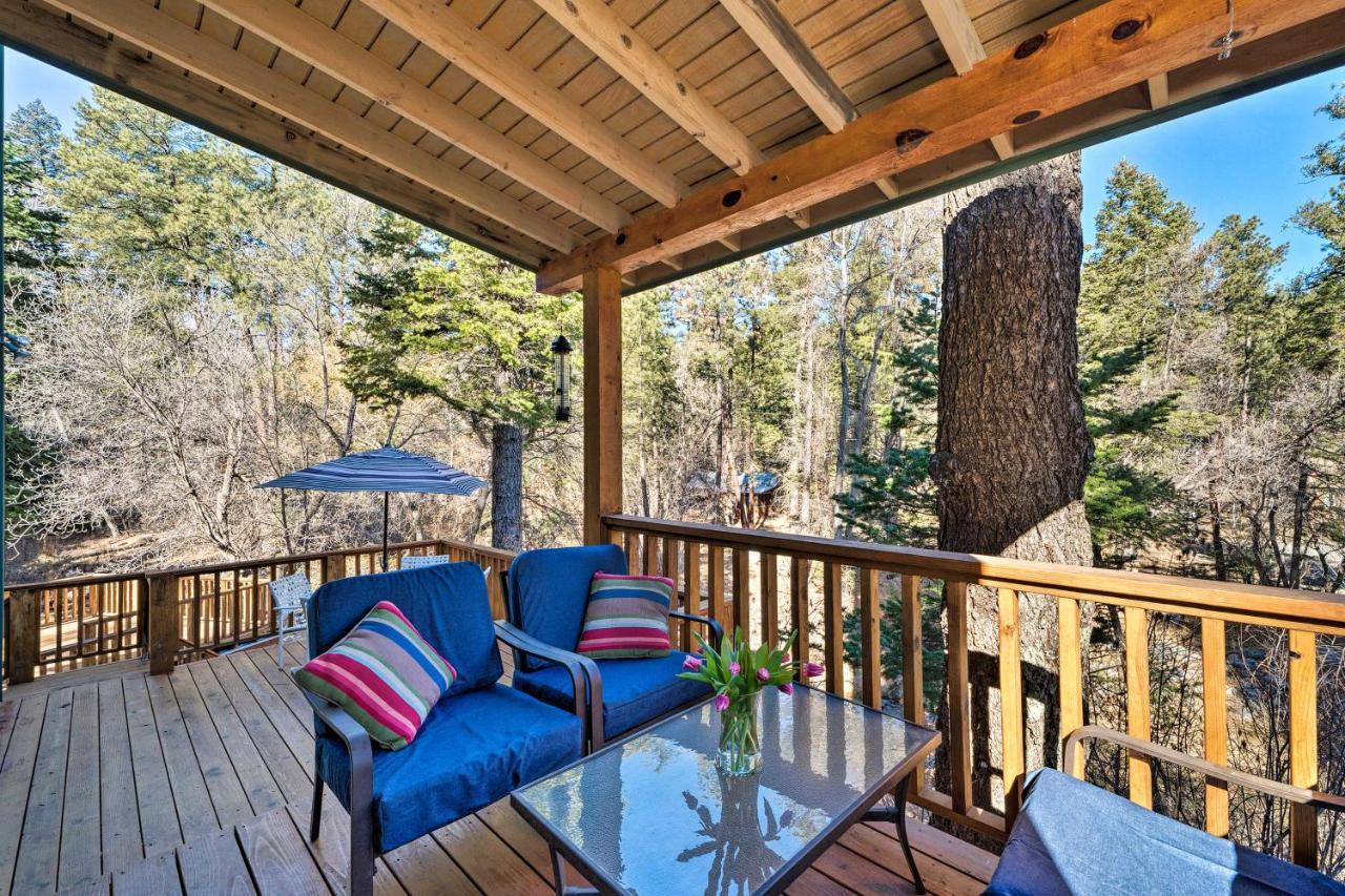Scenic Riverside Cabin In Ruidoso With Deck And Grill! 外观 照片